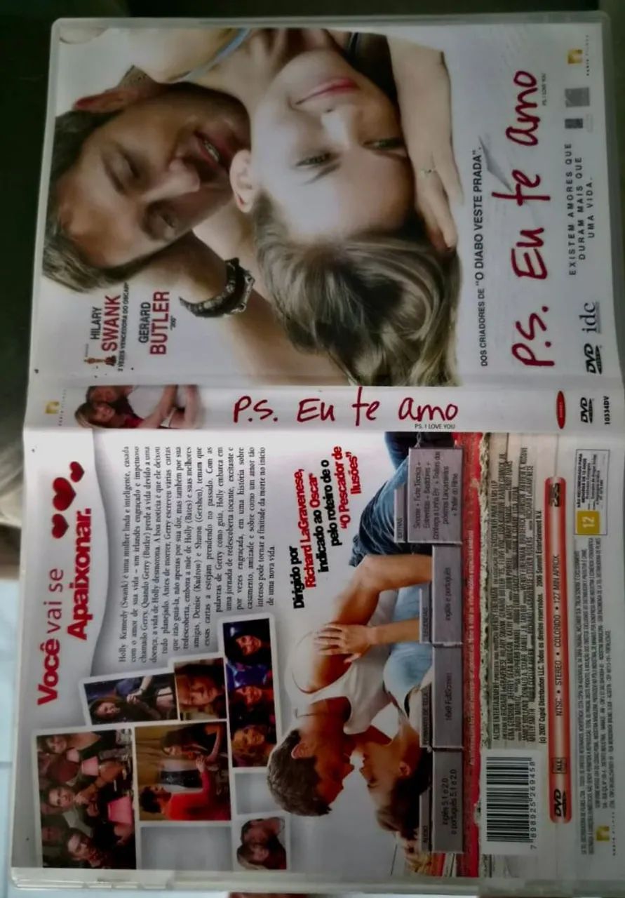 DVD filme p.s. eu te amo