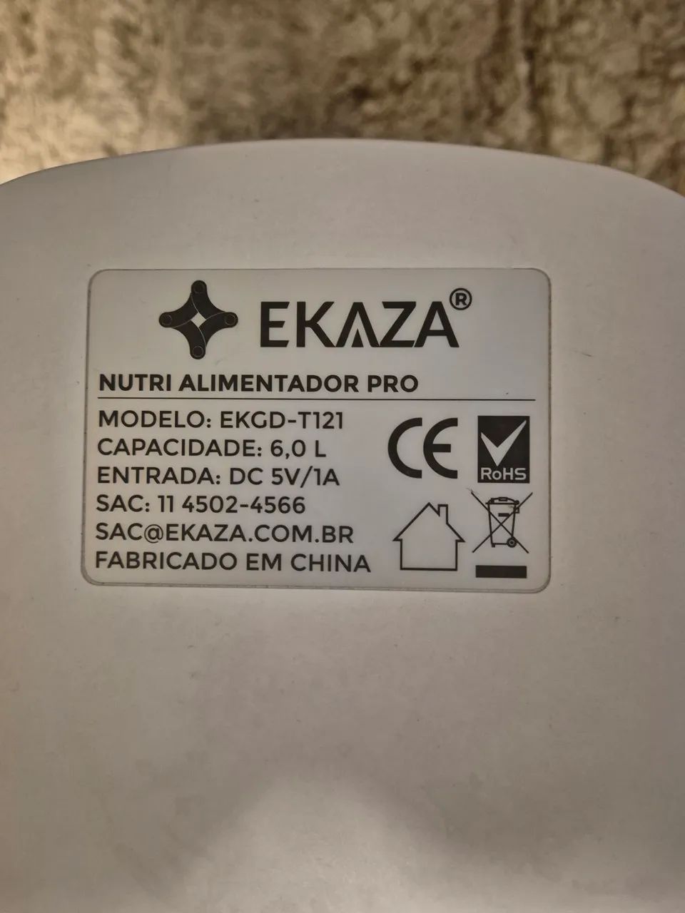 Alimentador automático pet Ekaza - Foto 2