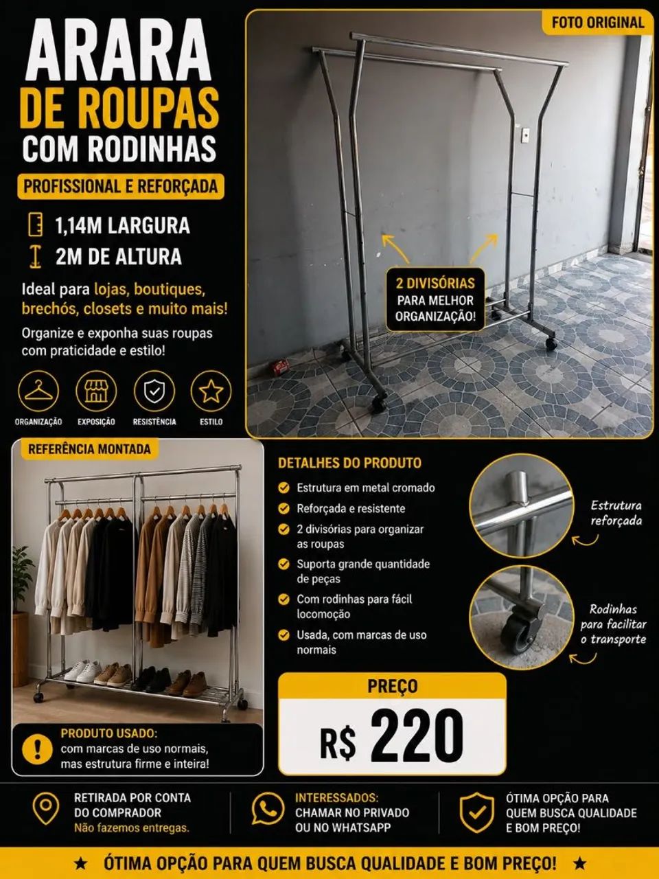 Coisas para loja de roupas  - Foto 4