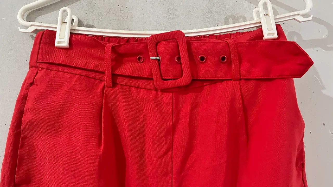 Calça vermelha alfaiataria  - Foto 2
