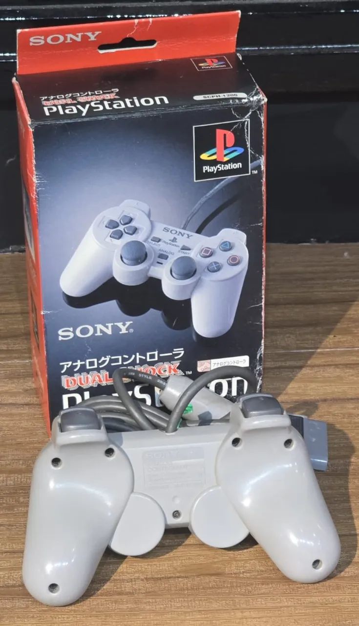 Controle Dualshock PS1 Original com Caixa - Foto 2
