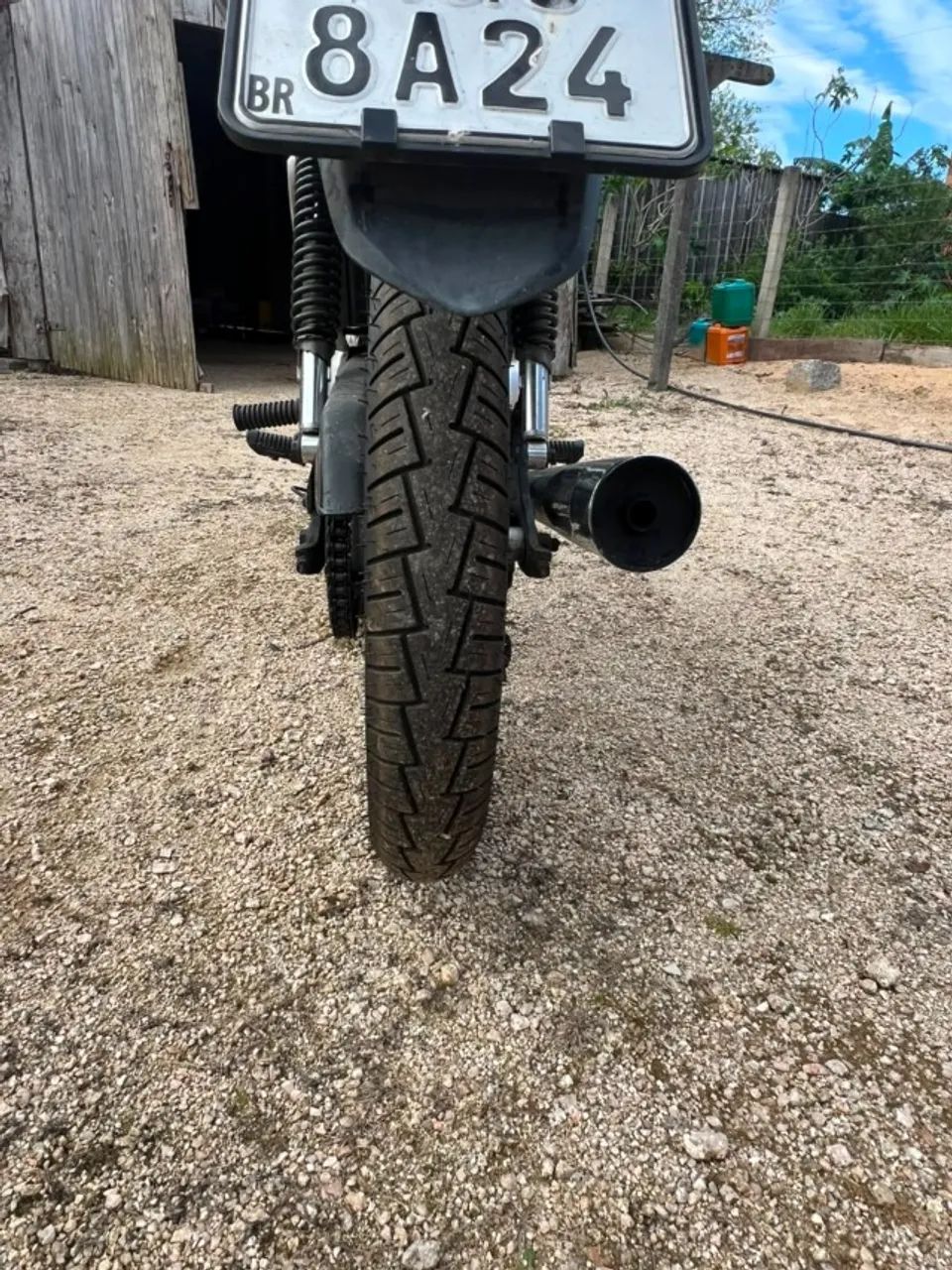 Vendo Moto CG 150 Flex Cinza - Foto 5