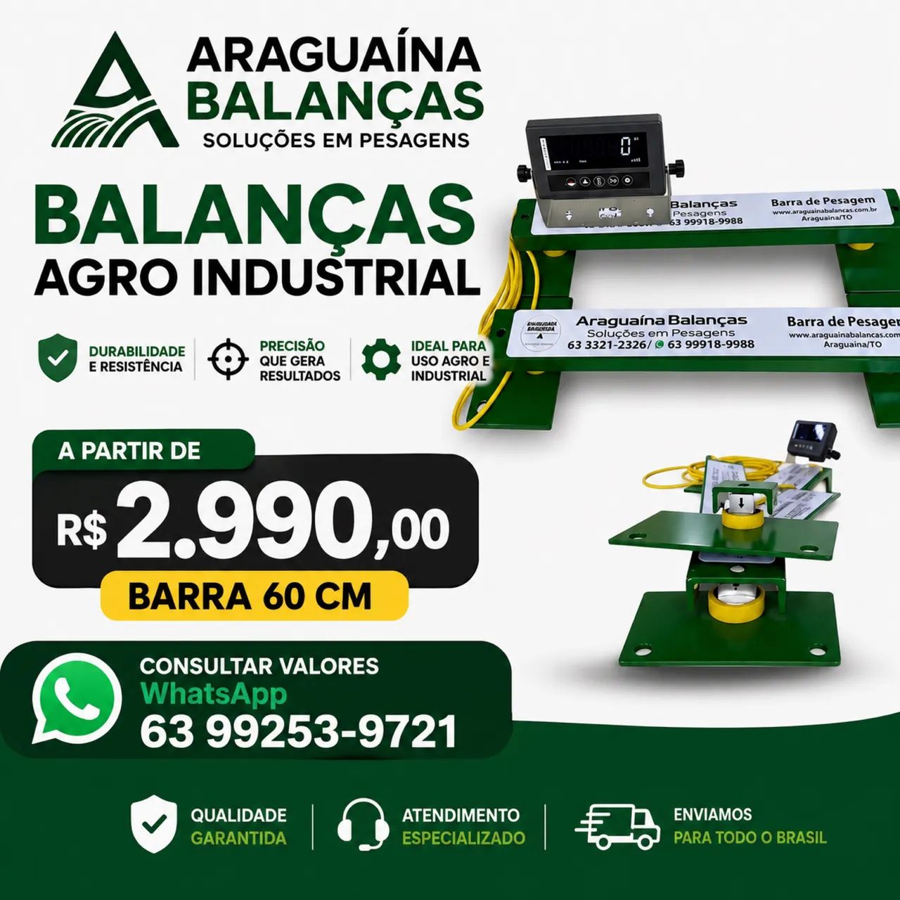 Balanças Agrícolas de Alta Qualidade