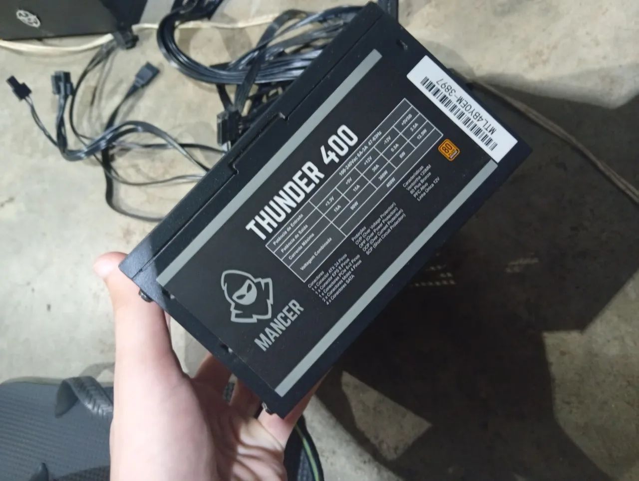 Fonte thunder 400w mancer - Foto 2