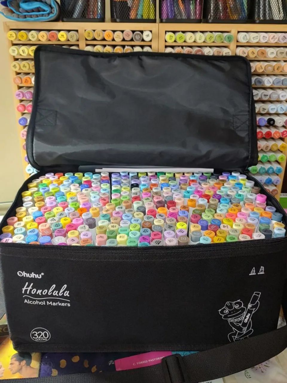 Canetas marcadores Ohuhu Honolulu 320 cores