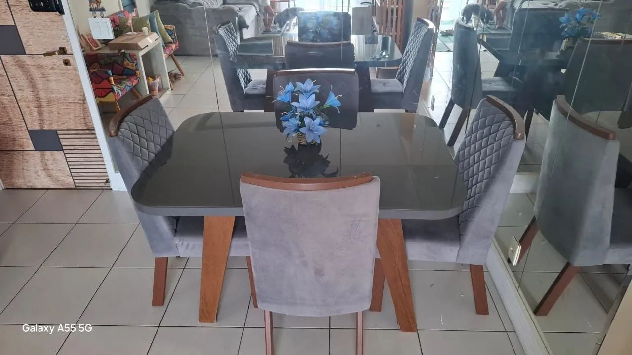 Mesa de  jantar 4 cadeiras - Foto 4