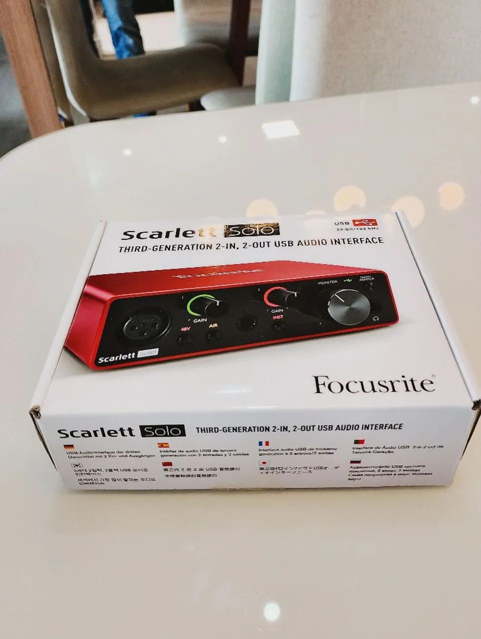 Interface de áudio Focusrite Scarlett Solo 3Gen - Foto 2