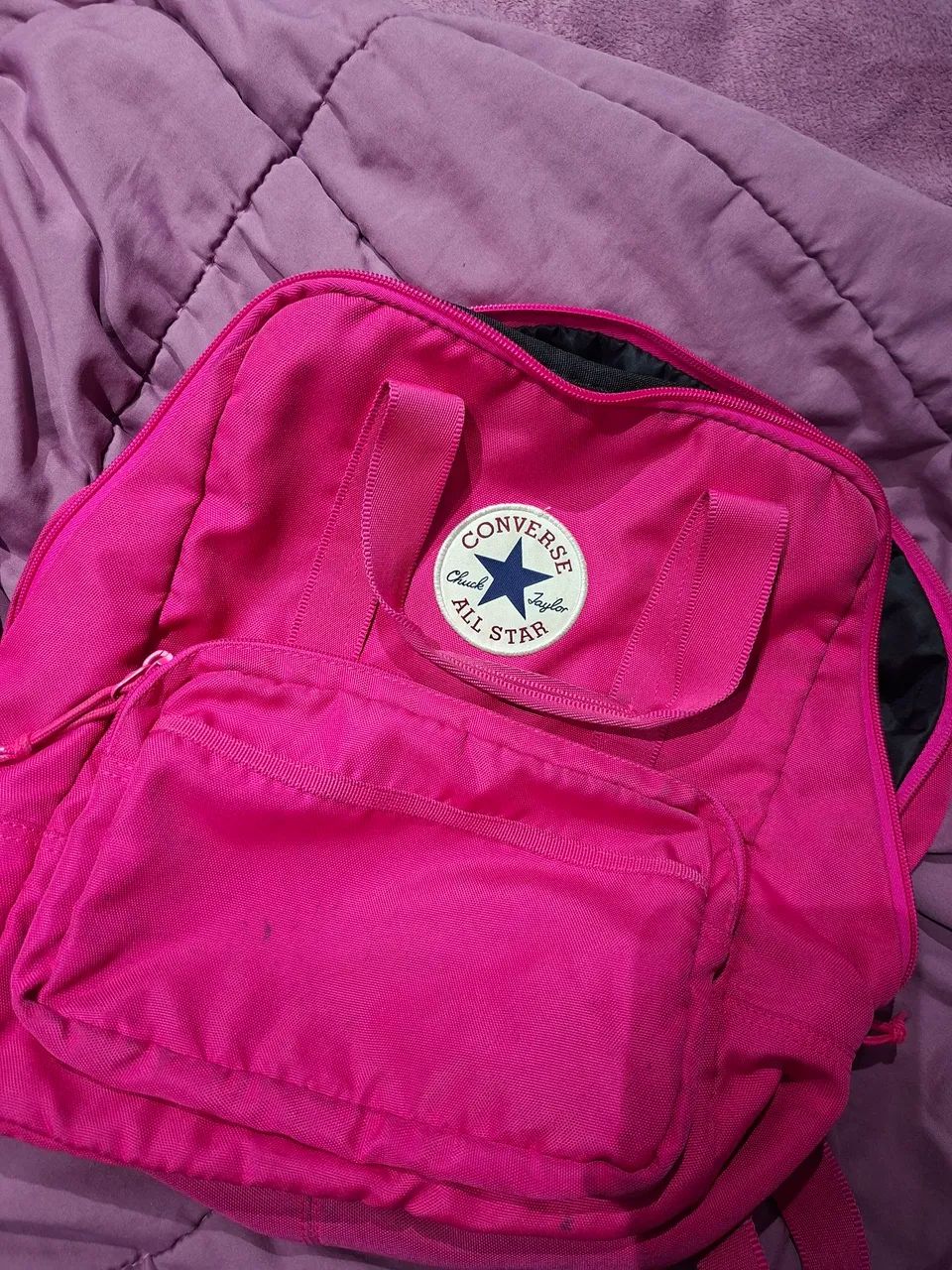 Mochila Converse Square Rosa 