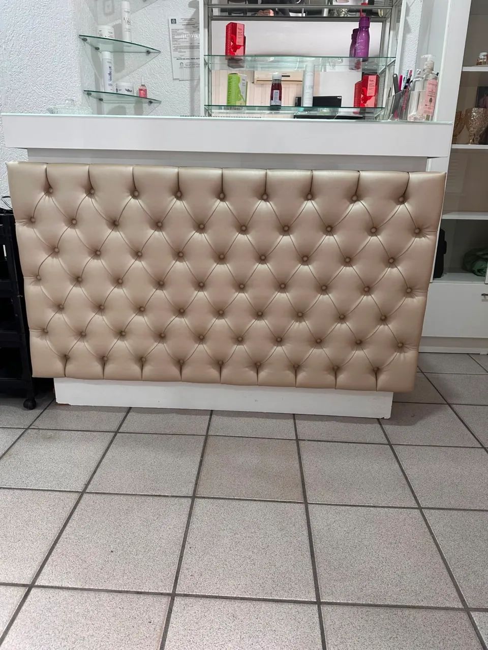 balcão estofado 