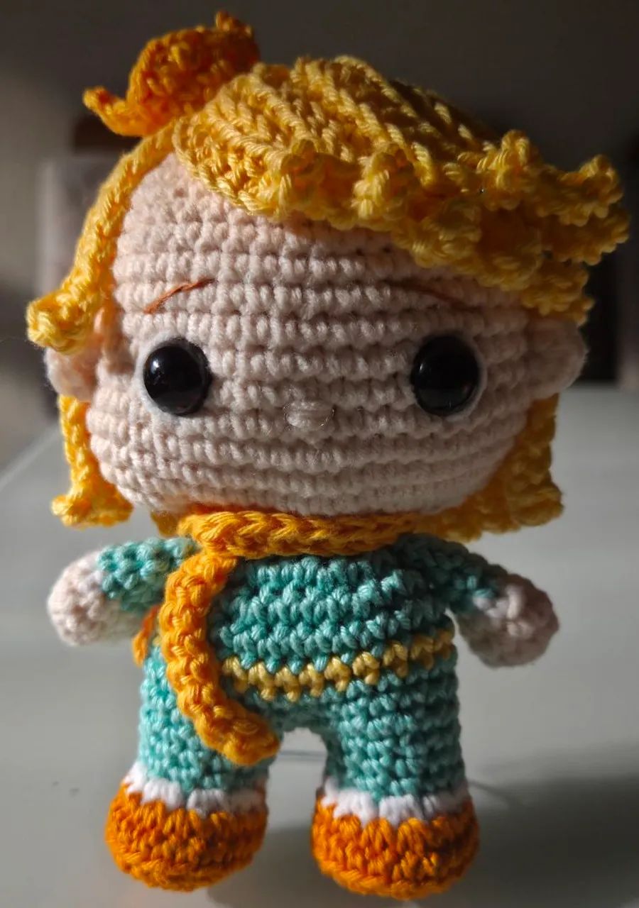 Boneco de crochê Amigurumi 14cm  - Foto 5