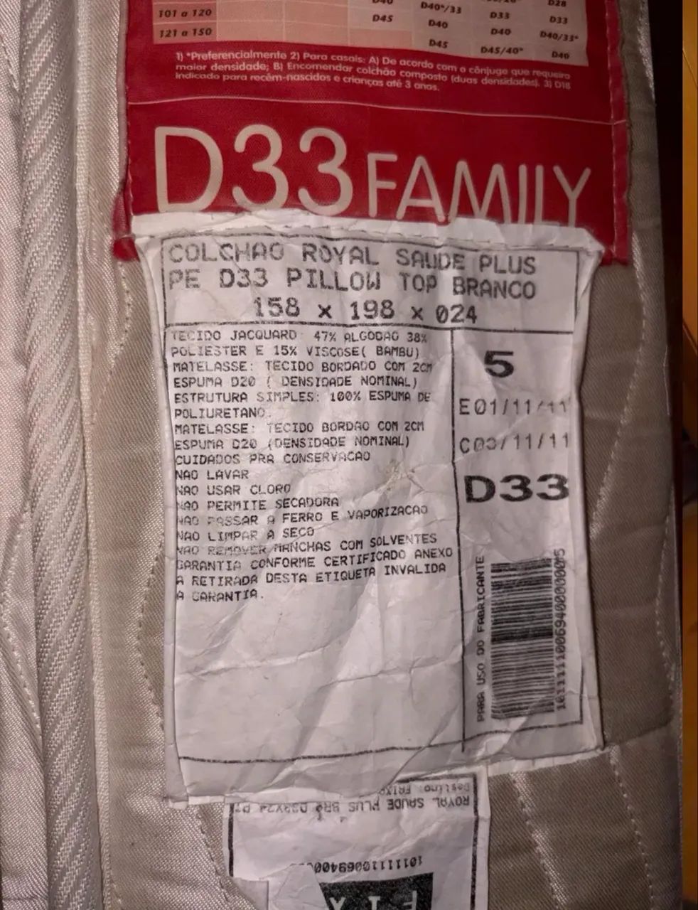 Colchão Queen D33 Orthocrin - Foto 2