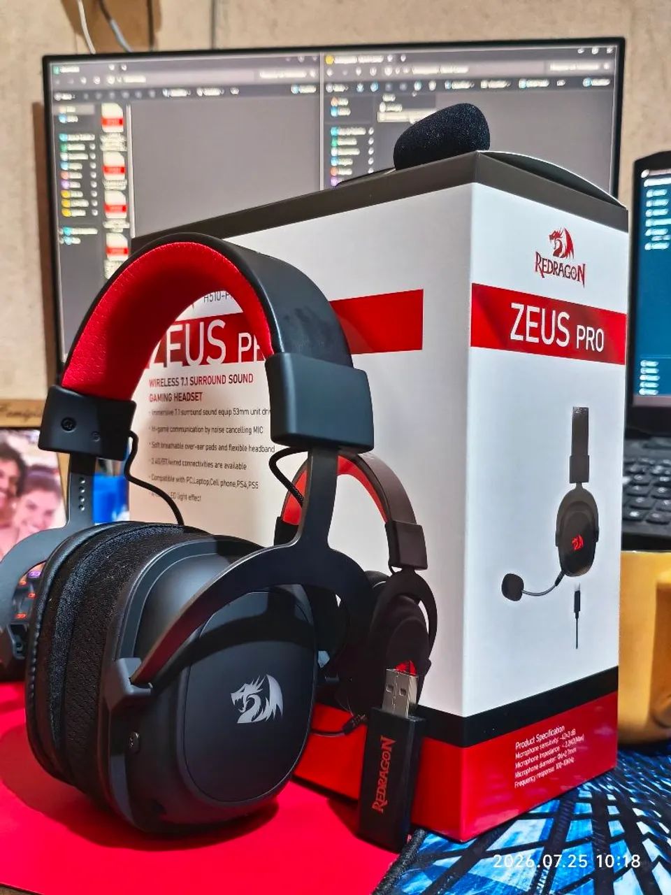 VEMDO HEADSET REDRAGON ZEUS PRO  - Foto 3