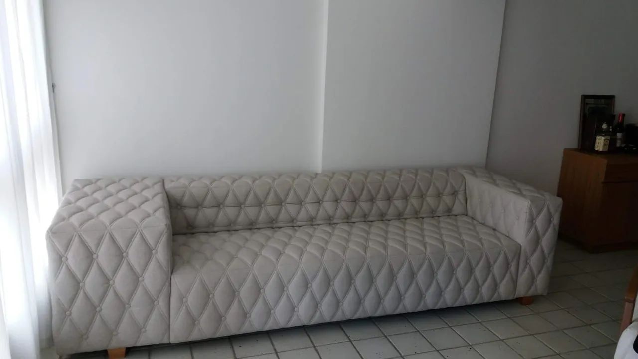 Sofá 3 lugares 2,80 x 0,9 Cinza 