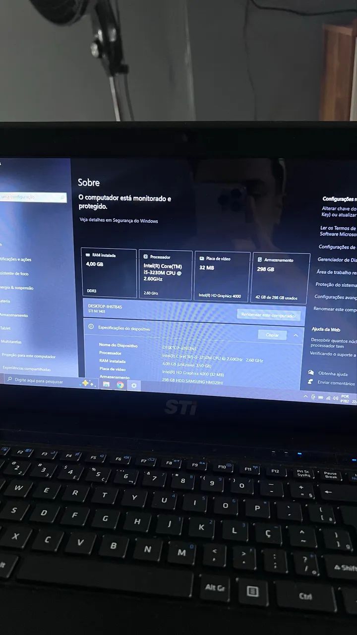 Notebook STI ni 1401 perfeito para estudos e trabalho  - Foto 5