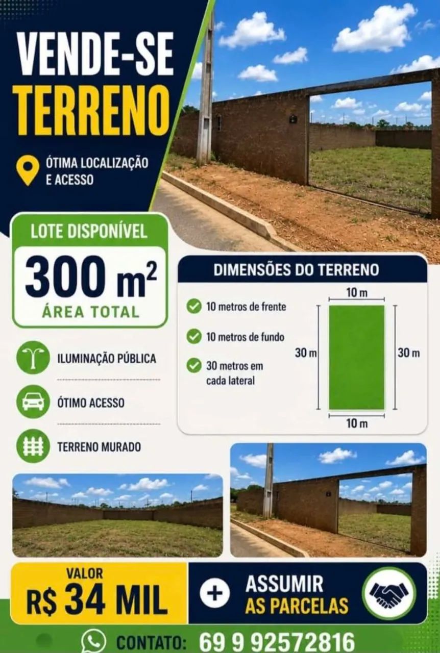 OPORTUNIDADE DE INVESTIMENTO - LOTE DE 300 m2