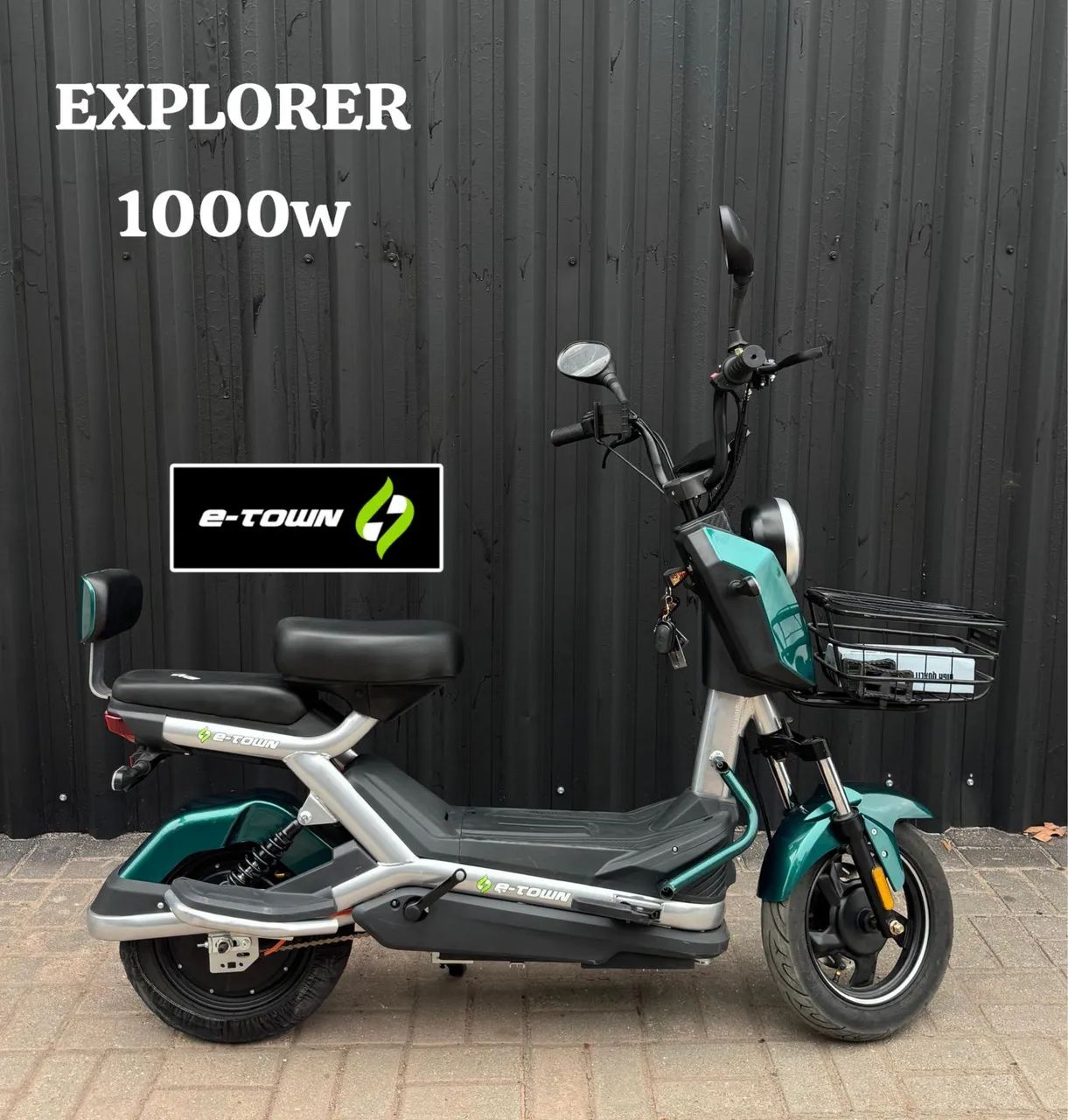 Scooter Elétrica Explorer verde 1000w - Foto 2