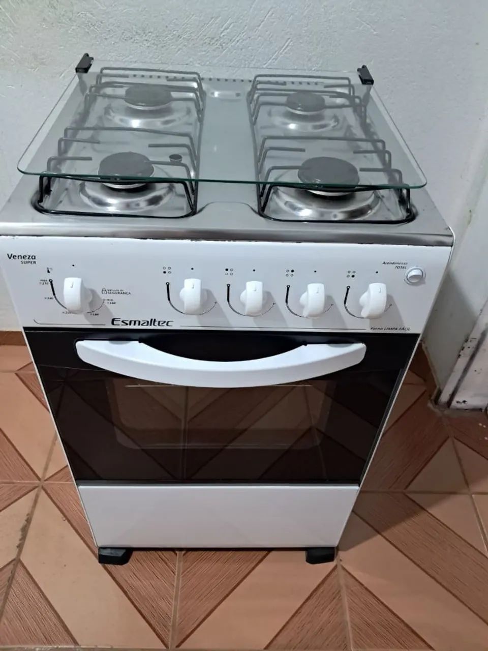 Fogao 4 bocas automático 