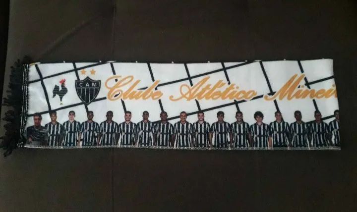 Cachecol Atlético MG bicampeão Brasileiro 2021  - Foto 3
