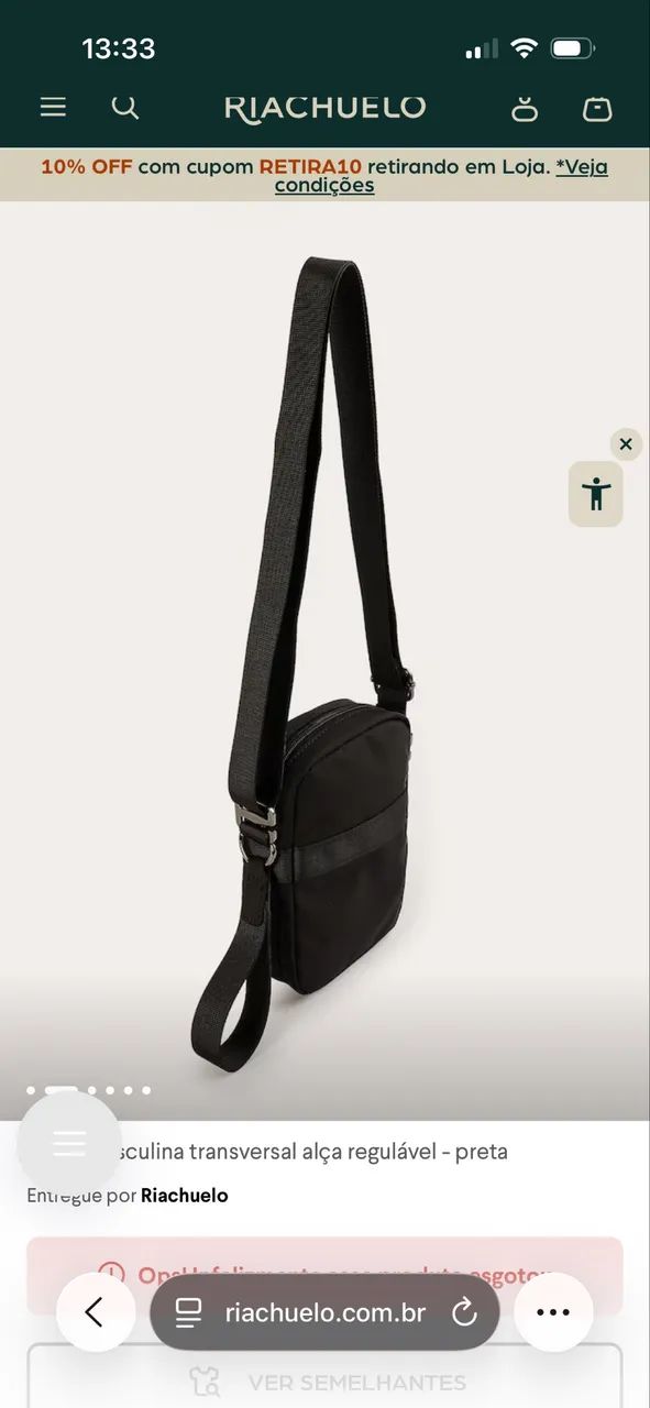 Bolsa transversal nova  - Foto 3