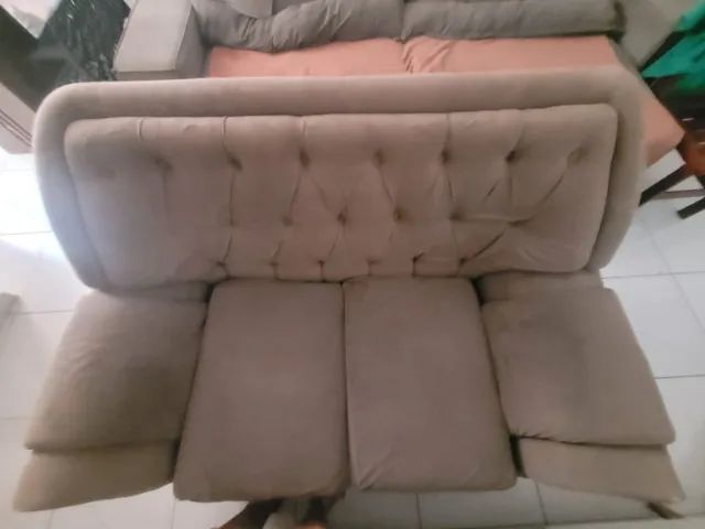 Sofá 2 lugares de veludo65568123596929121