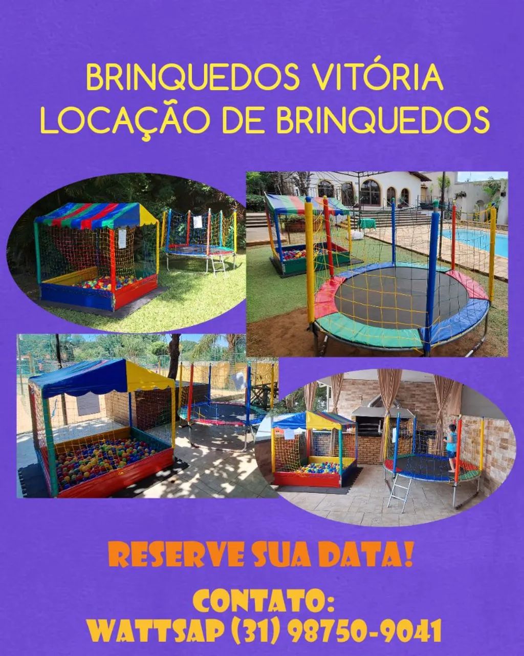 Locação de brinquedos 