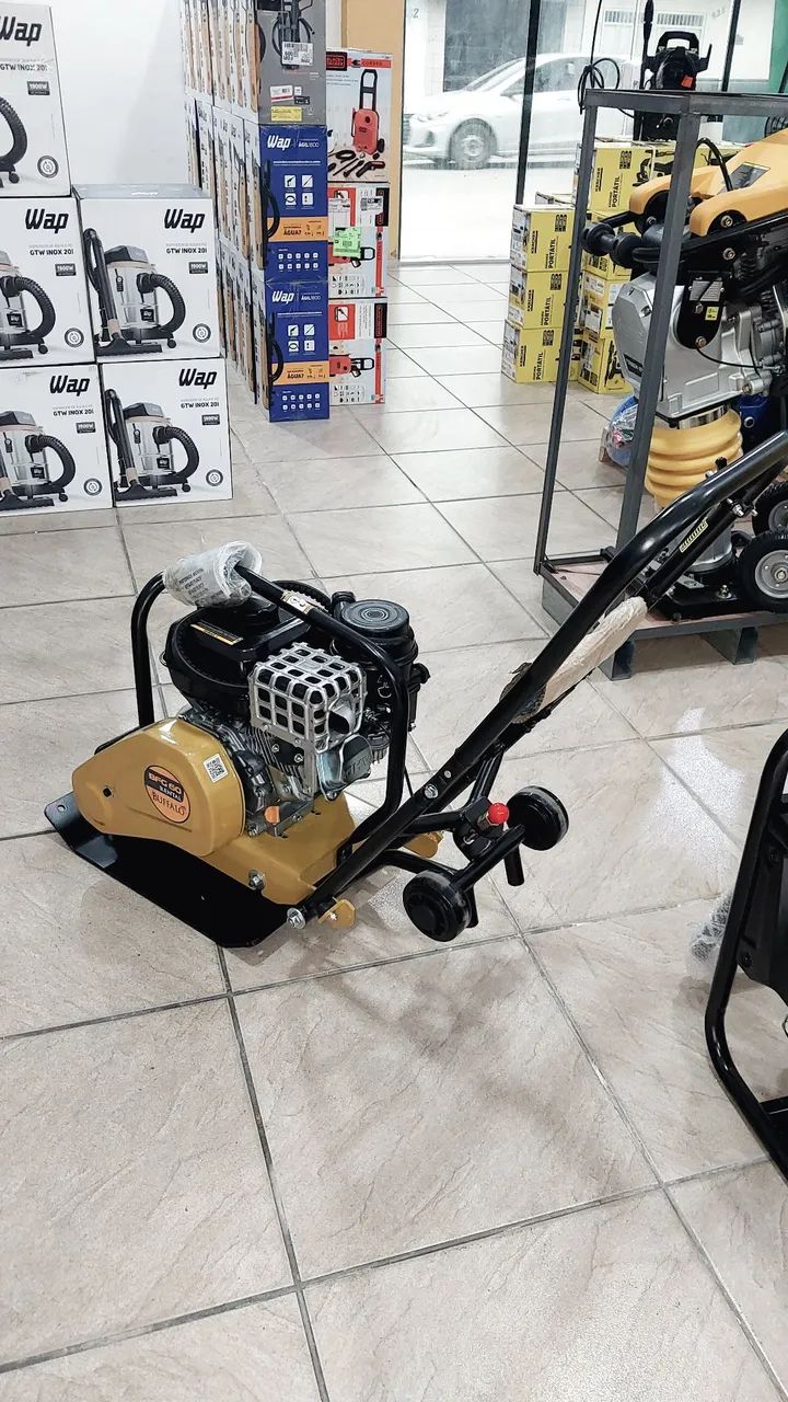 Placa Vibratória 65kg a gasolina Buffalo Rental - Nova/Loja - Foto 4
