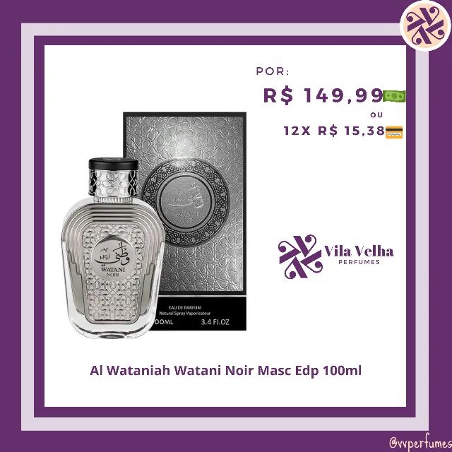 Al Wataniah Watani Noir Masc Edp 100ml
