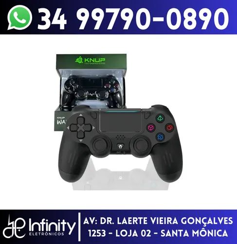 Controle PS4 sem fio Bluetooth Knup