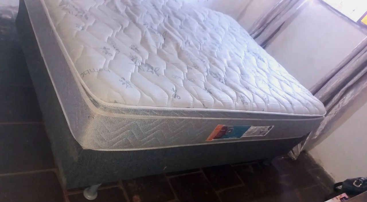Cama casal box colchão americaflex - Foto 2