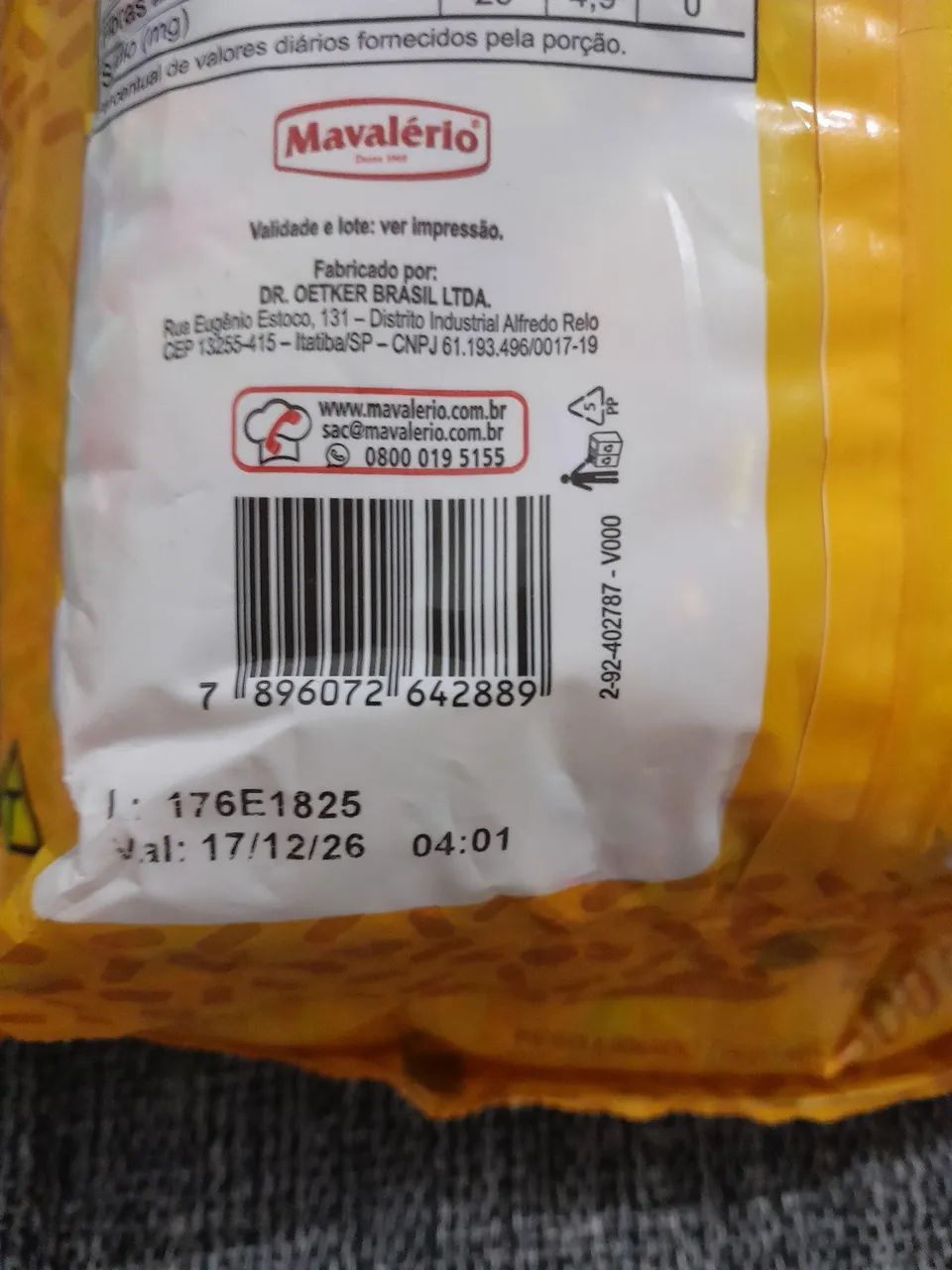 GRANULADO CROCANTE MAVALÉRIO 500 Gr - Foto 3