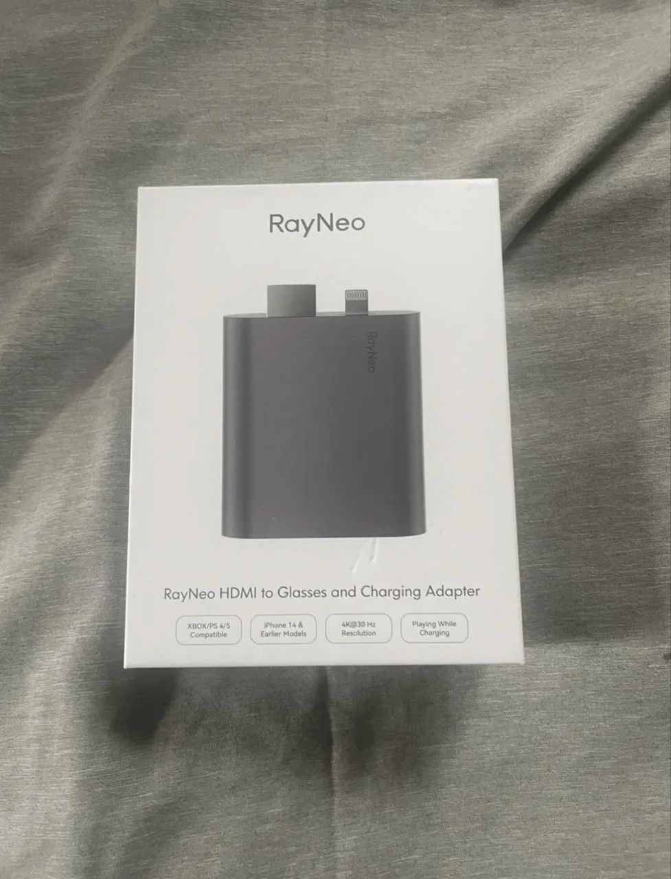 Rayneo Air3s Pro AR/XR com adaptador HDMI/iPphone Lightning