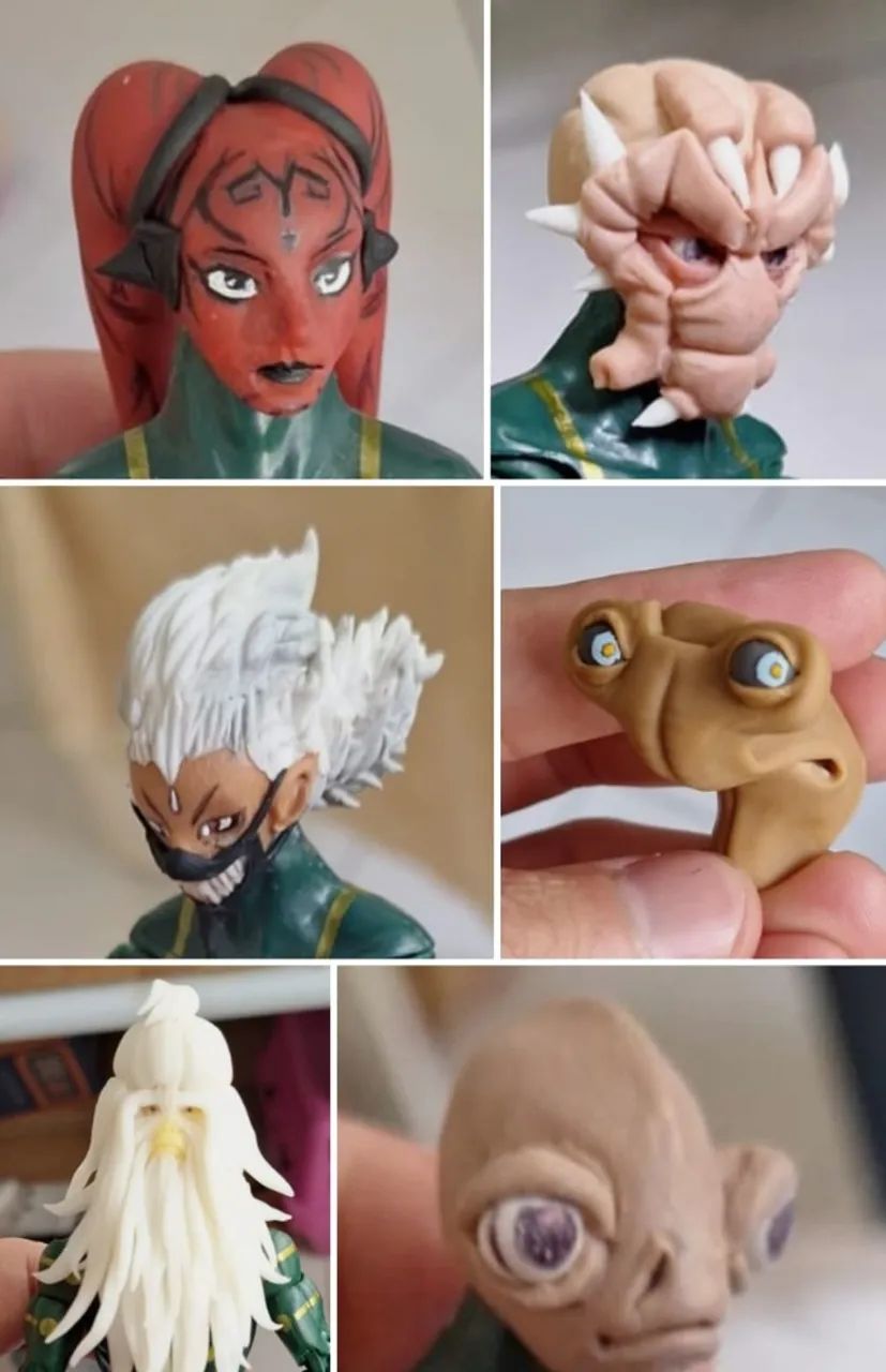 cabeças artesanais starwars