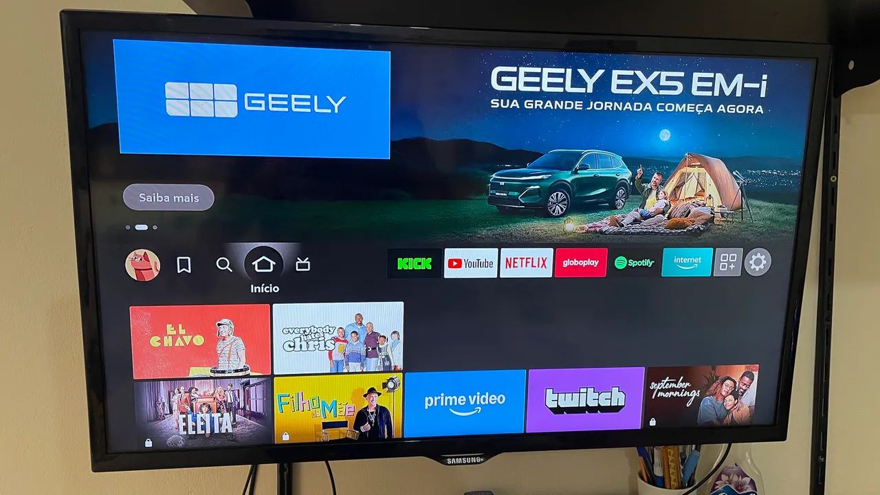 TV 32 Samsung + fire stick + Suporte  - Foto 3