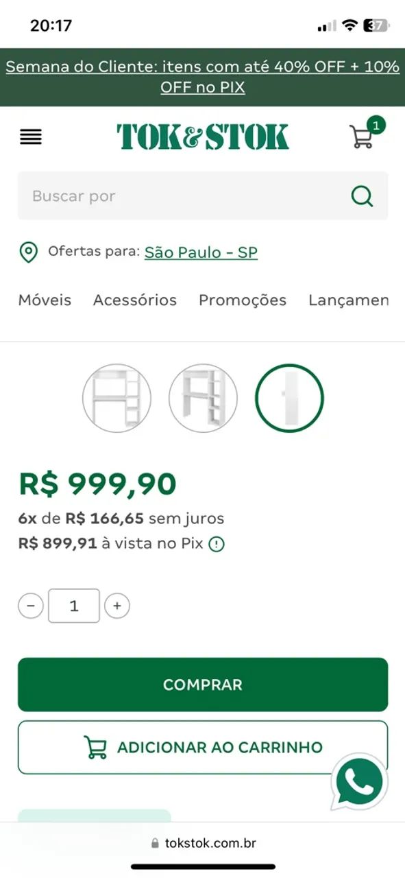 Escrivaninha Tok Stok - Foto 4