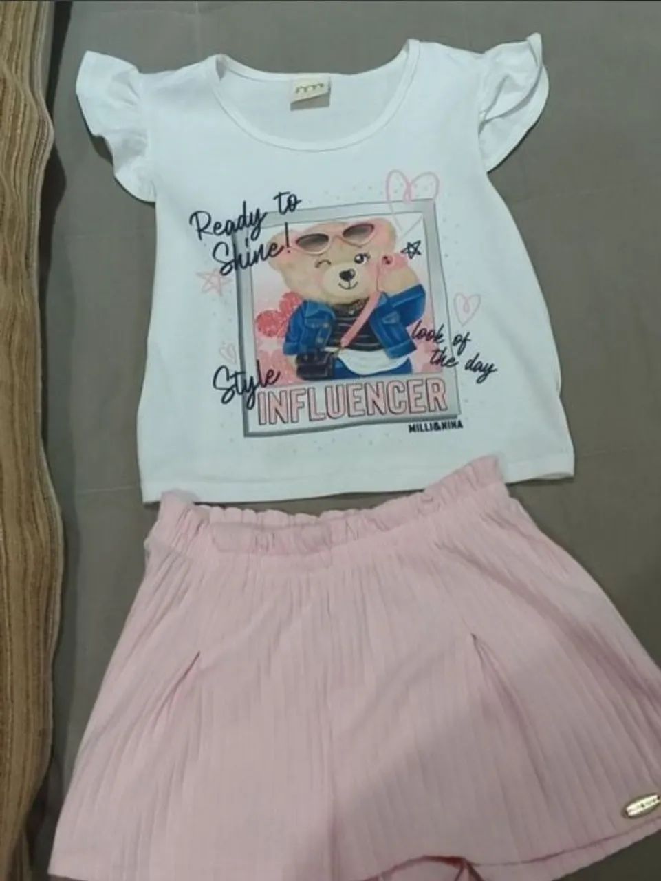 Conjunto Milli e Nina infantil 