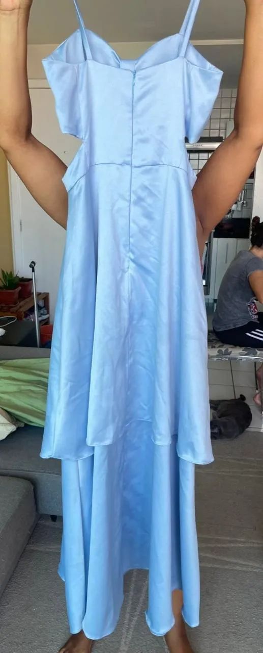 Vestido longo azul - Foto 2