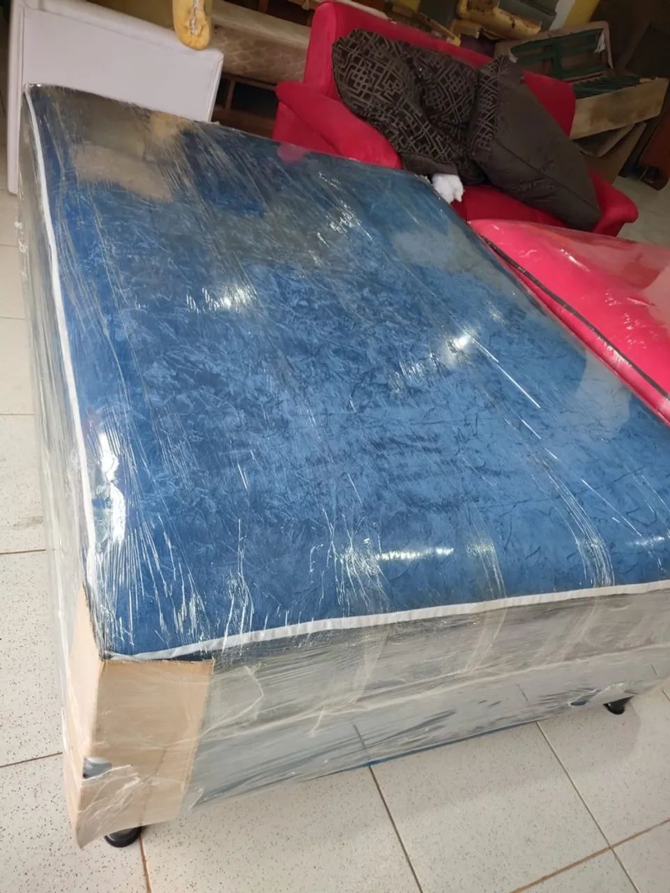 Cama casal box 
