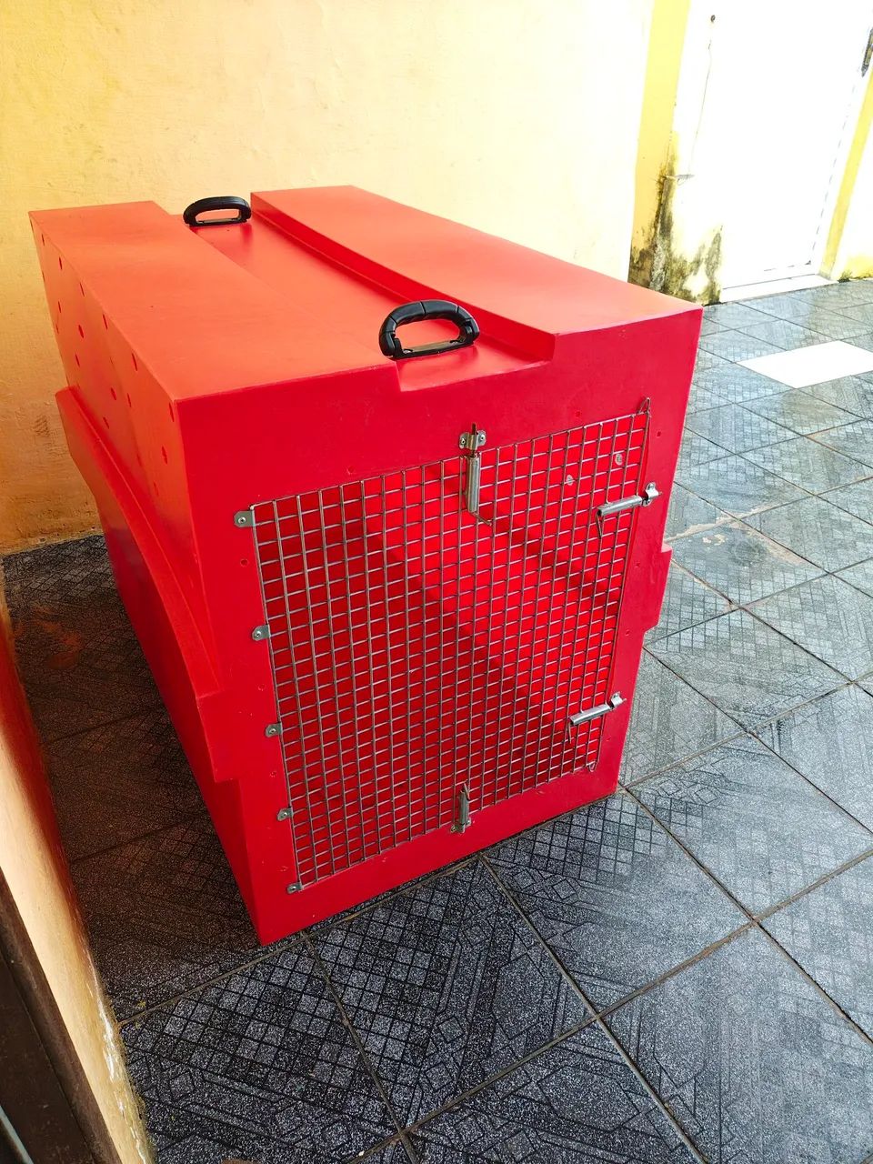 Caixa de Transporte Kennel  nº9  Para Pets Animais Grande Porte Padrão IATA <br>