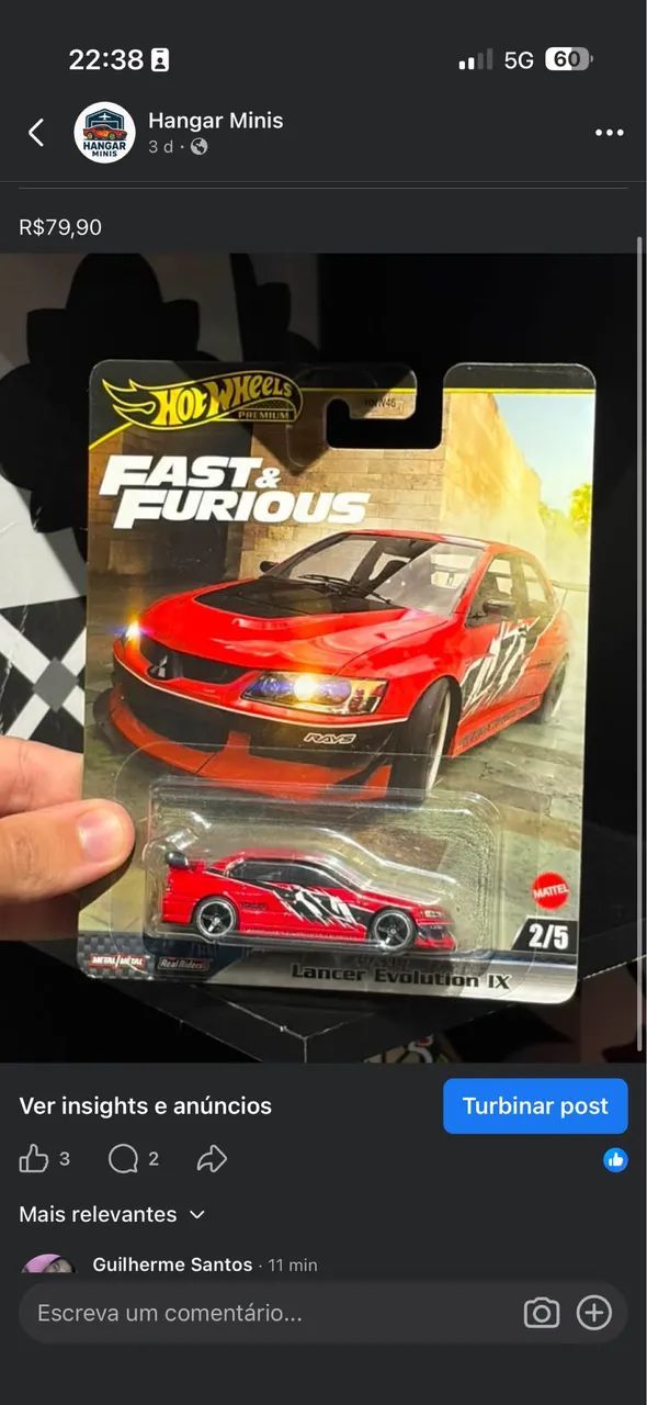 miniaturas hot wheels 