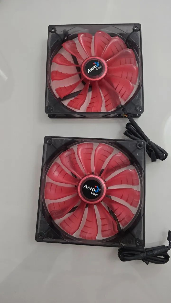 2 Cooler Fan Aerocool 140mm - Foto 2