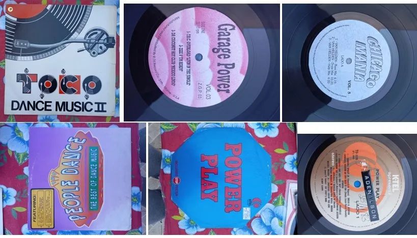 Lote Coleção LPs Dance House Eletronica DJs - 21 discos