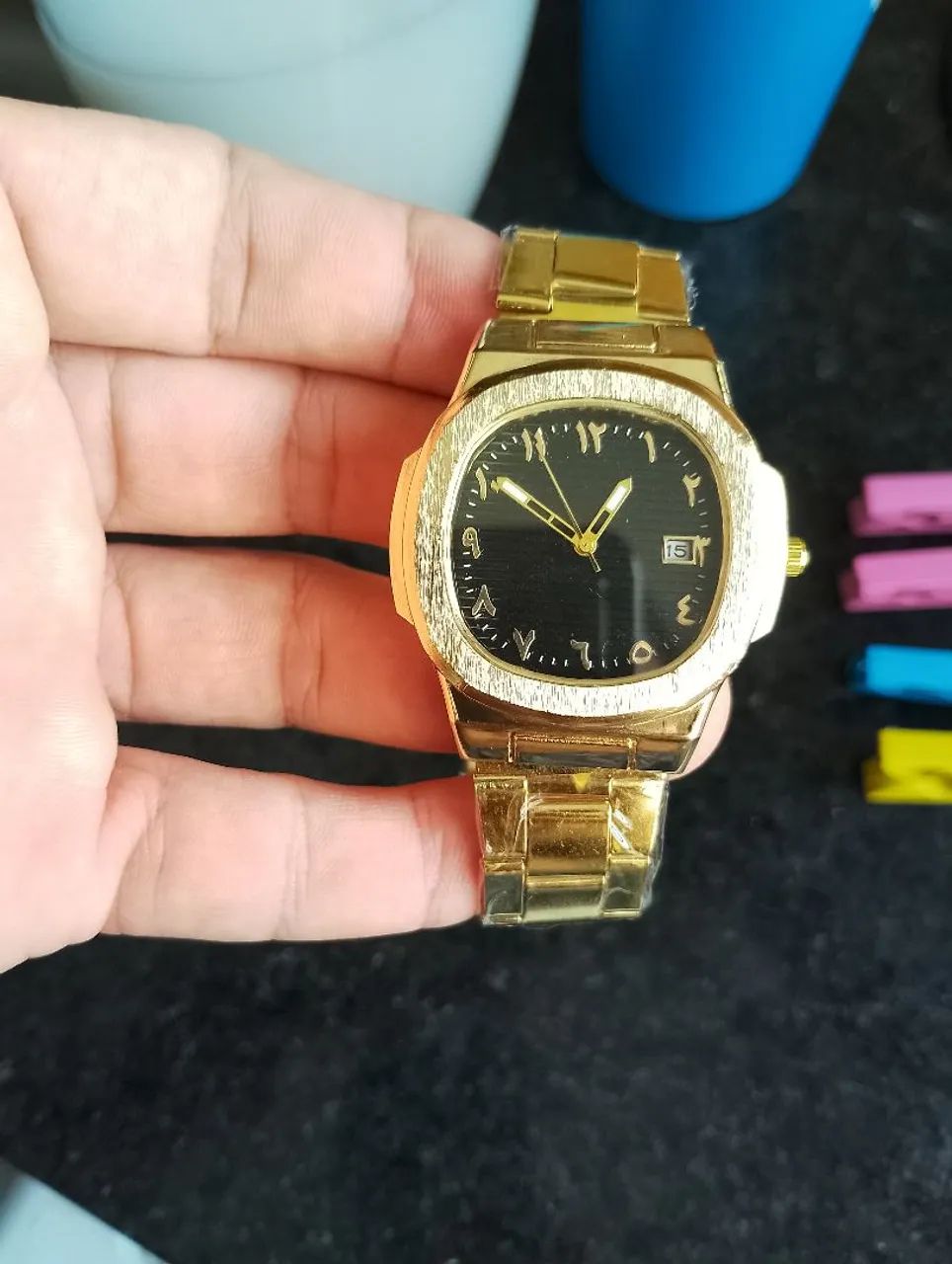 Relógio Dourado cor ouro para Carnaval - Foto 4