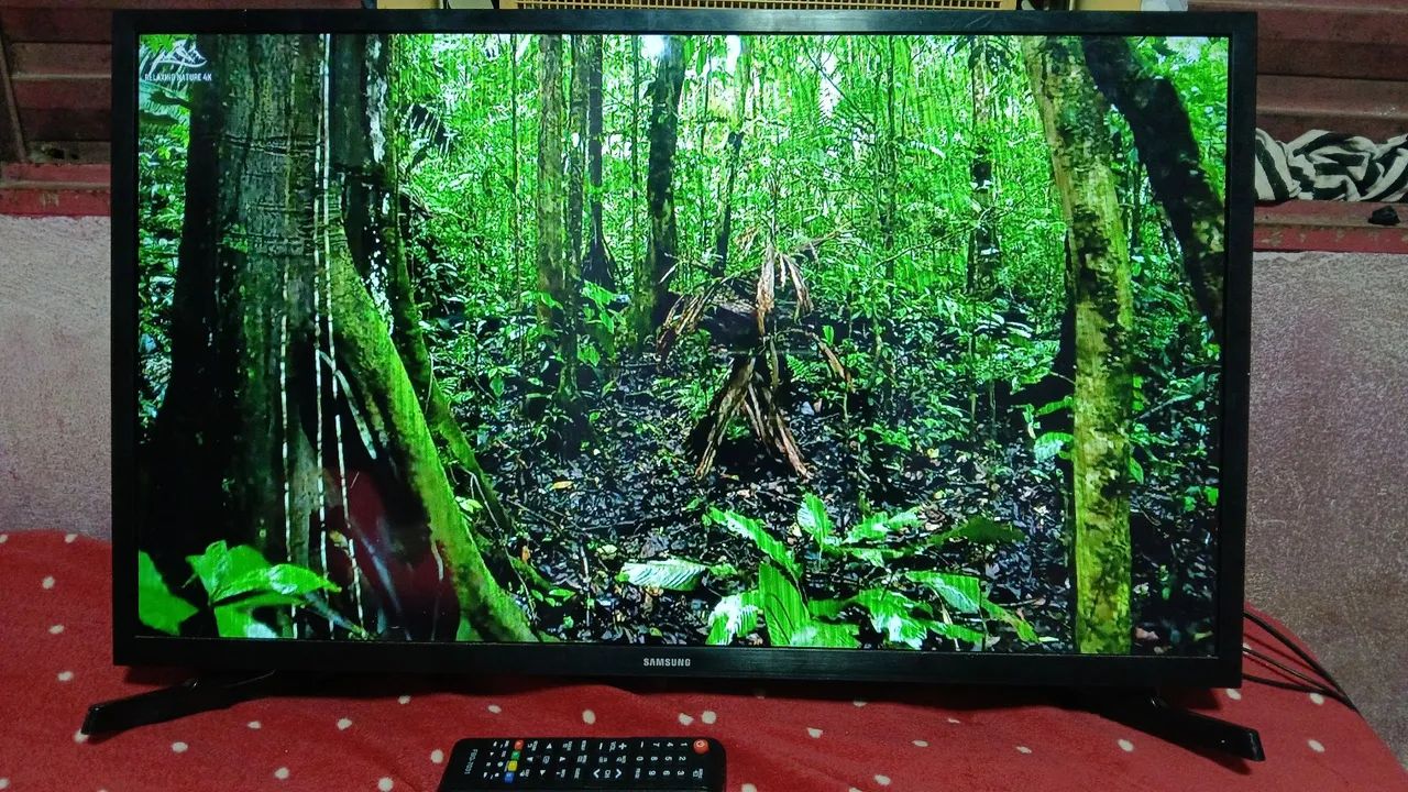Vendo tv Samsung 32 polegadas smart funcionando perfeitamente valor 550 pra vim buscar  - Foto 4