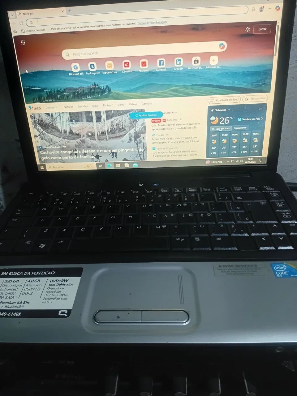 Vendo notebook compaq cq40  - Foto 5