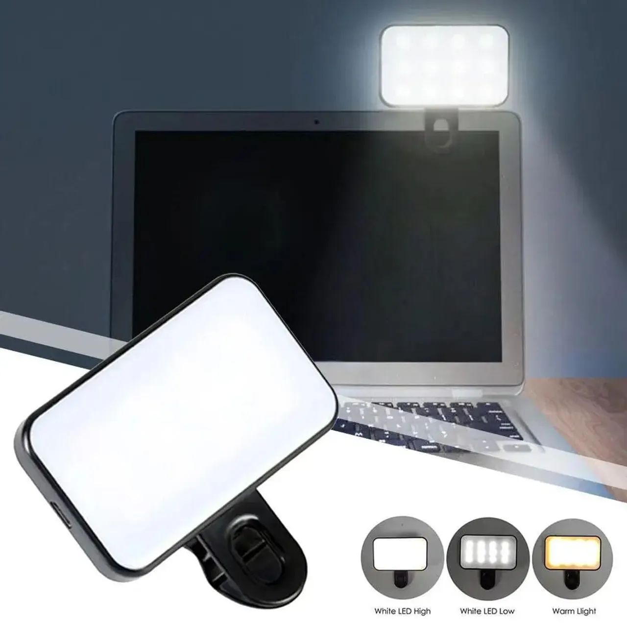 Mini Luz de preenchimento portátil para selfie - Foto 2