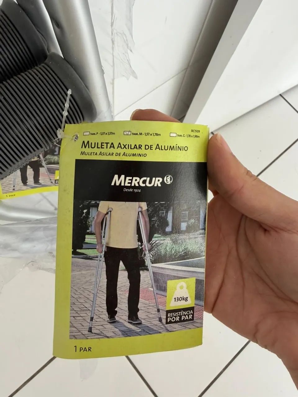 Par de muletas novas MERCUR - Foto 2