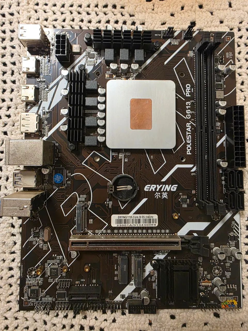 KIT i9 11ª Geração ES 2.6GHz + Interposer | Gamer