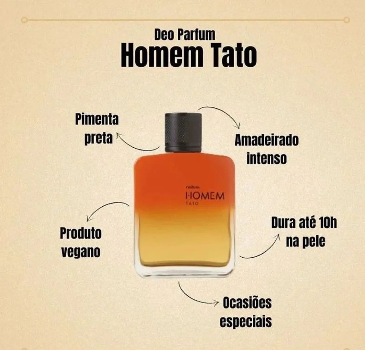 Perfume Homem Tato Natura - Foto 2