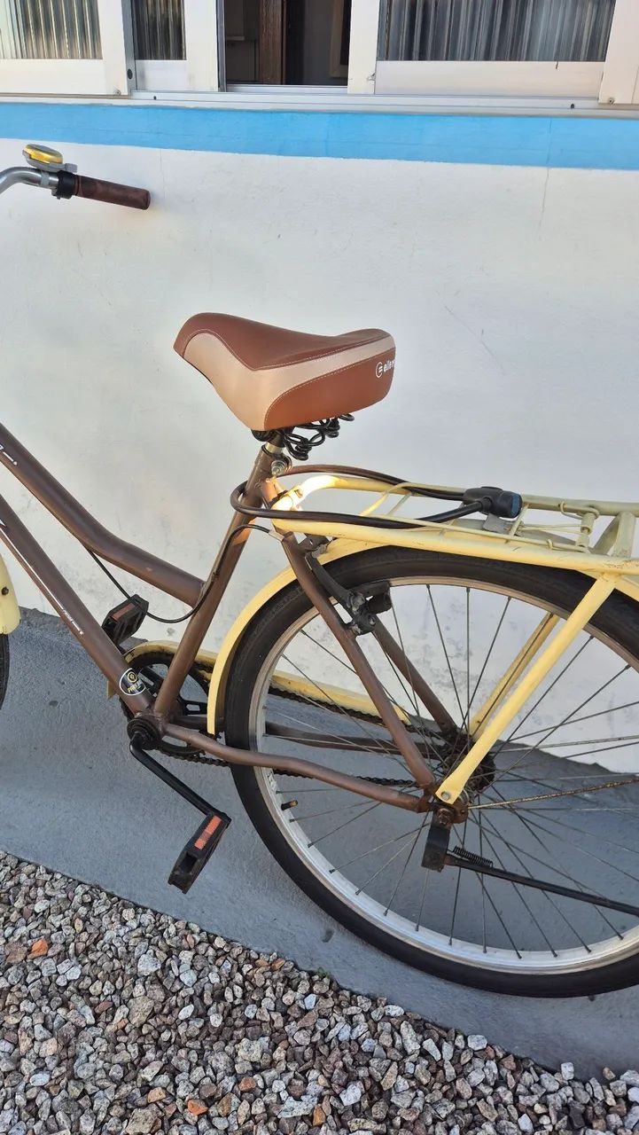 BICICLETA FEMININA COM CESTINHA ARO 26 - Foto 3