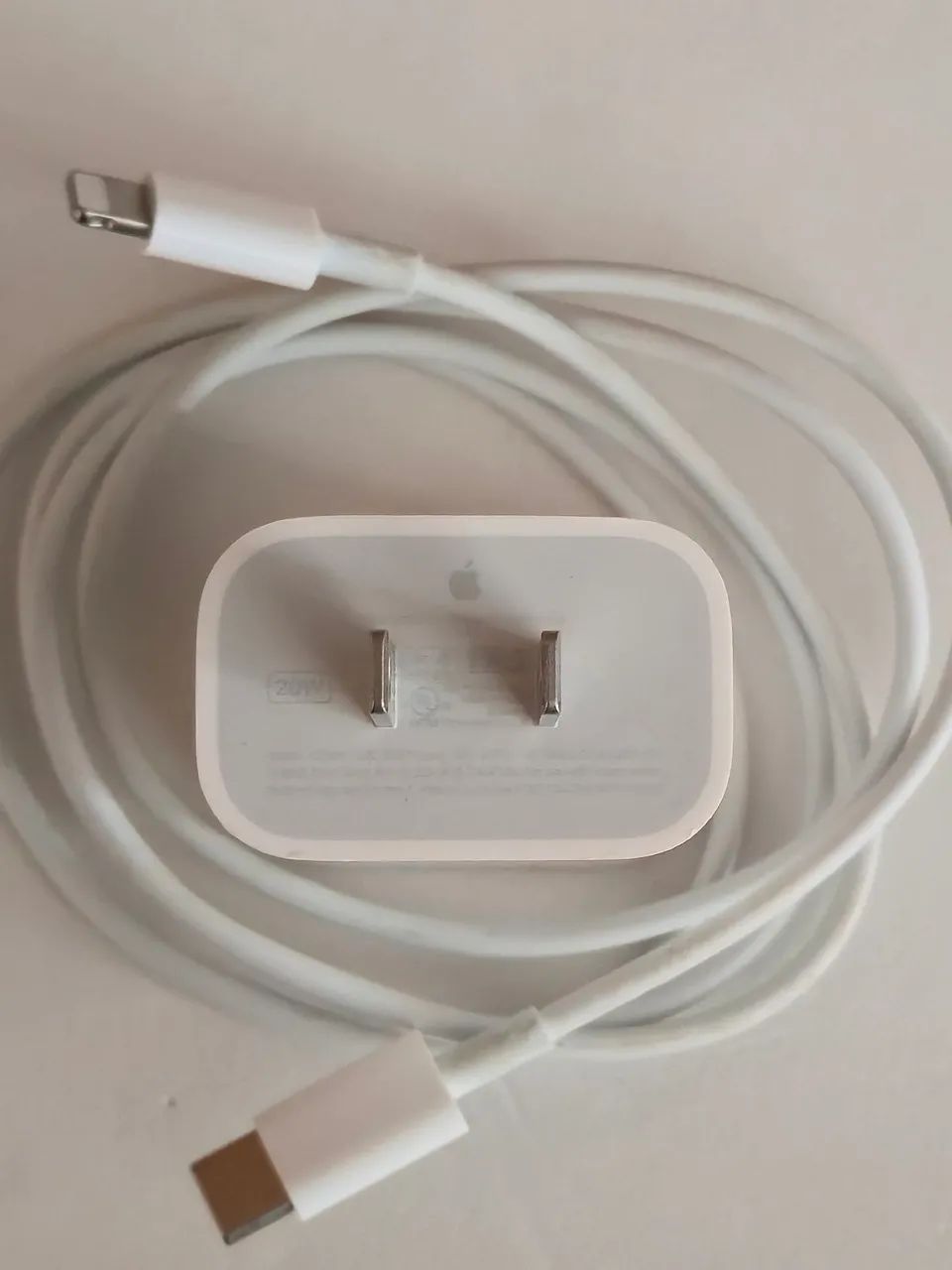 Carregador iphone lighting 20watts 